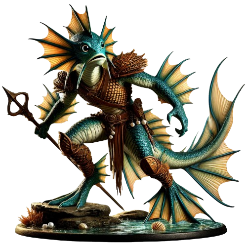 Generic Locathah character artwork